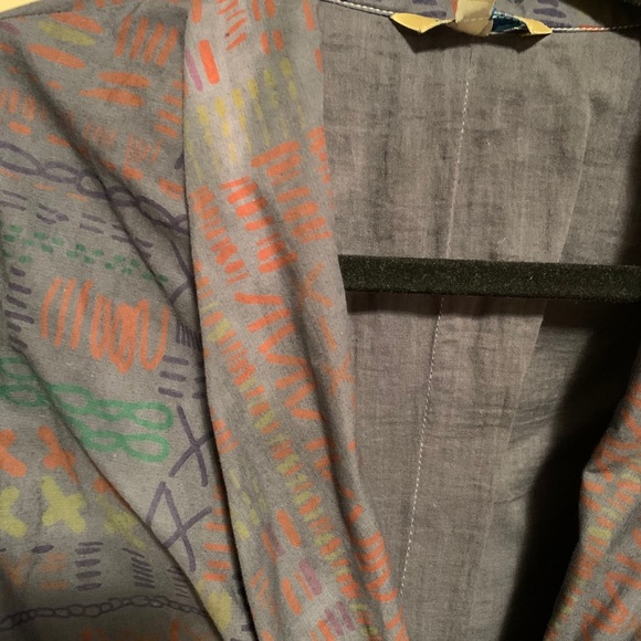 Distressed linen blazer - Picture 4 of 6